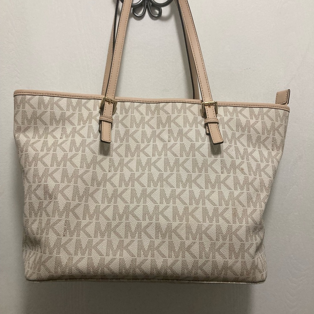 Michael Kors Beige Tote Bag